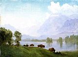 Buffalo Country by Albert Bierstadt